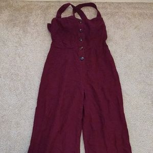 Red target jumpsuit